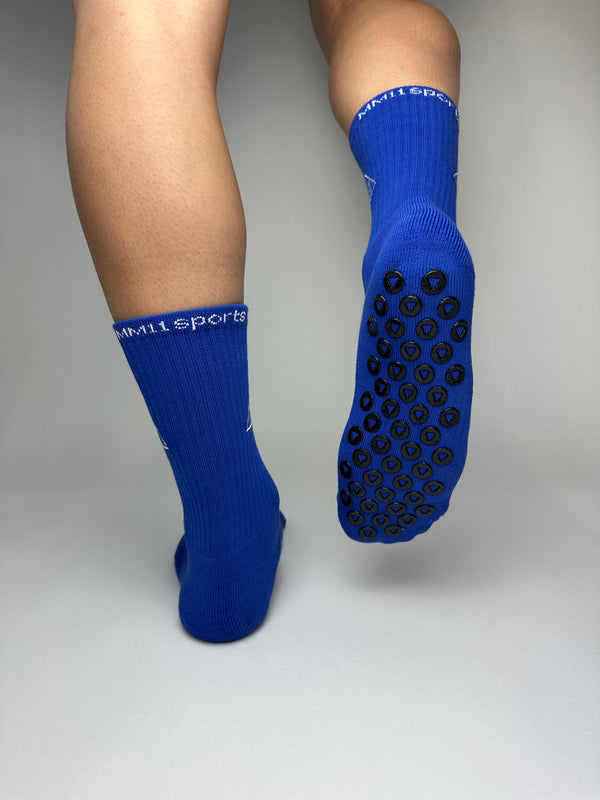 Blue Kids Grip Socks