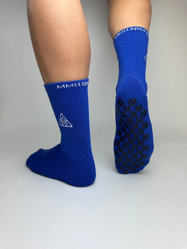 Blue Kids Grip Socks