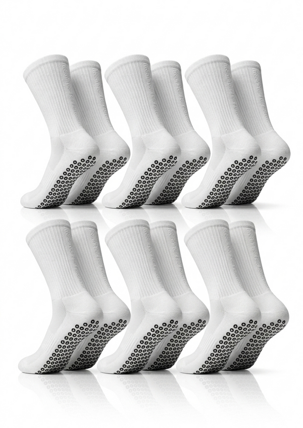 MM11Sports ULTIMATE 6 PAIR WHITEOUT/ BLACK BUNDLE