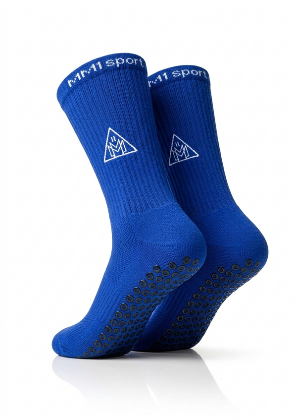 Blue Kids Grip Socks